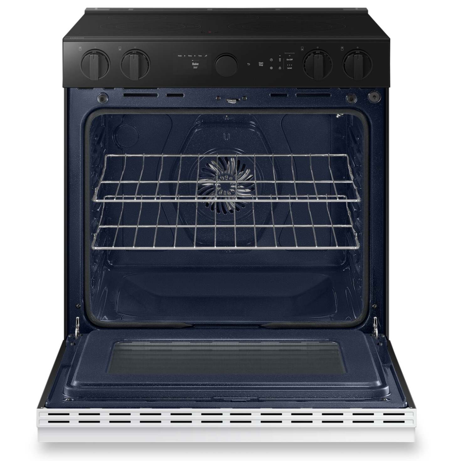 Cuisinière électrique intelligente encastrée Samsung de 6,3 pi³ avec caméra de quatre - verre blanc - NSE6DB870012AC | Samsung 6,3 Cu. Fort. Cuisinière électrique intelligente encastrable avec caméra de four - Verre blanc - …