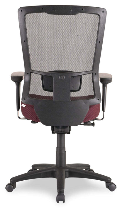 Tempur-Pedic Remy 26,8” Office Chair - Burgundy with Mesh Back | Chaise de bureau Remy de Tempur-Pedic de 26,8 po - bourgogne avec dossier en maille