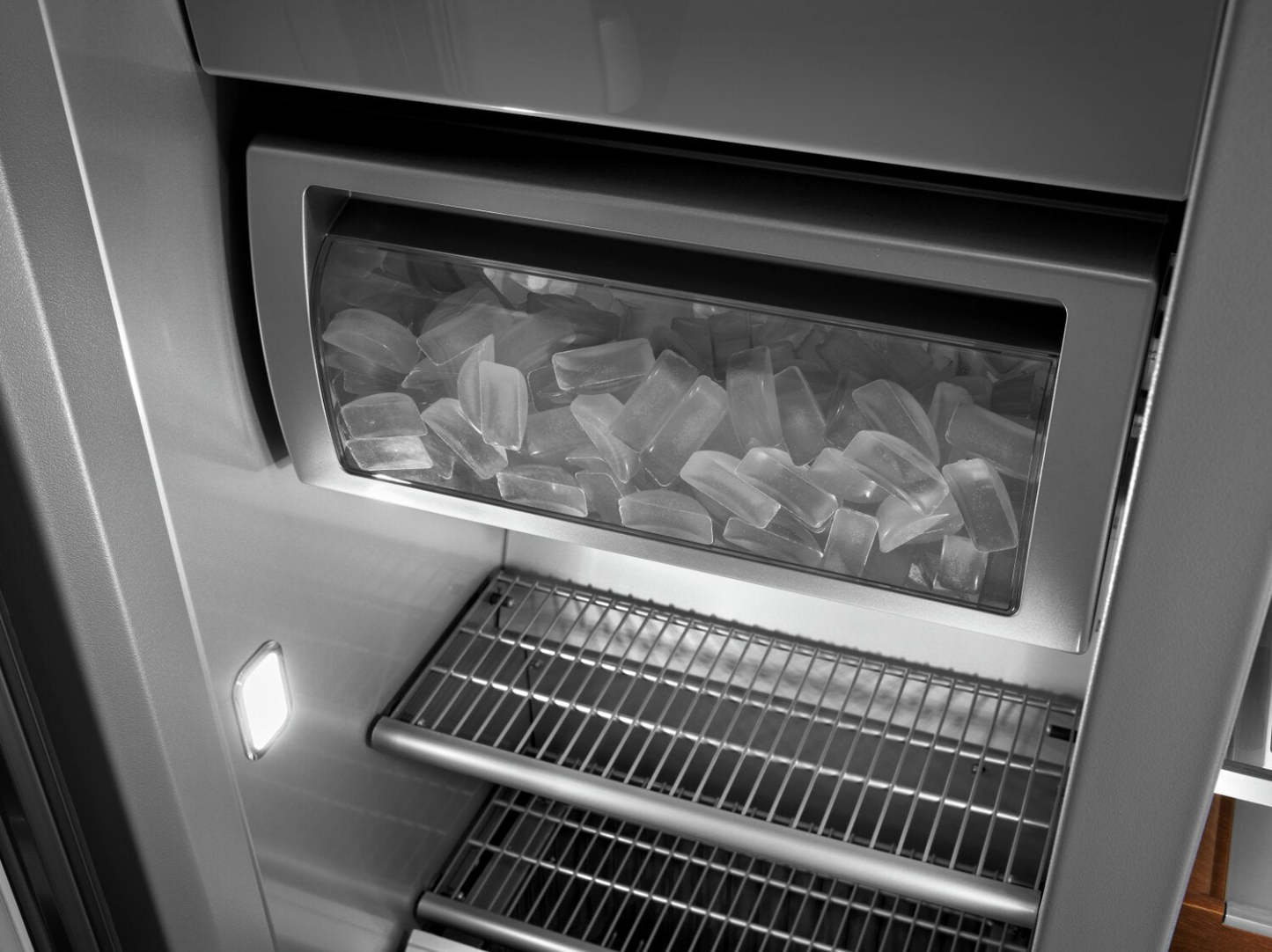 Réfrigérateur KitchenAid de 30 pi³ et de 48 po à compartiments juxtaposés - panneau personnalisable - KBSN708MPA | KitchenAid 48 30 Cu. Fort. Réfrigérateur côte à côte - Prêt pour les panneaux…