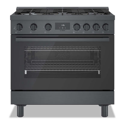 Cuisinière à gaz amovible Bosch de série 800 de 3,4 pi3 de style industriel - HGS8645UC | HGS8645U