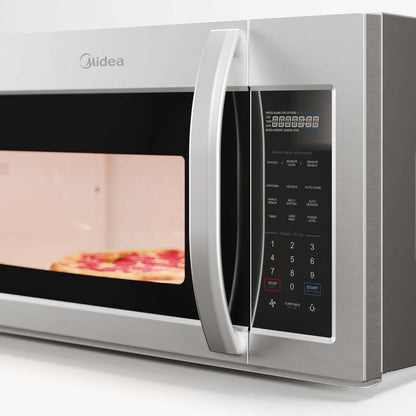 Midéa 30 1,9 Cu. Fort. Micro-ondes à hotte intégrée - MMO19S14ASTC | Quatre à micro-ondes à hotte intégrée Midea de 1,9 pi3 et de 30 po - MMO19S14ASTC | MMO19S14