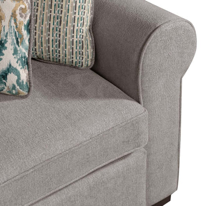 Canapé sectionnel de droite Haven de Scott Living 2 pièces en tissu de chenille - gris