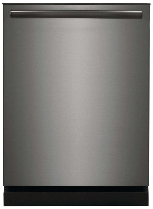 Frigidaire Gallery 24 Lave-vaisselle encastrable à commande supérieure 52 dBA - Acier inoxydable noir Smudge-Proof™… | Lave-vaisselle encastré Frigidaire Gallery de 24 po et de 52 dBA avec commandes sur le dessus - acie…