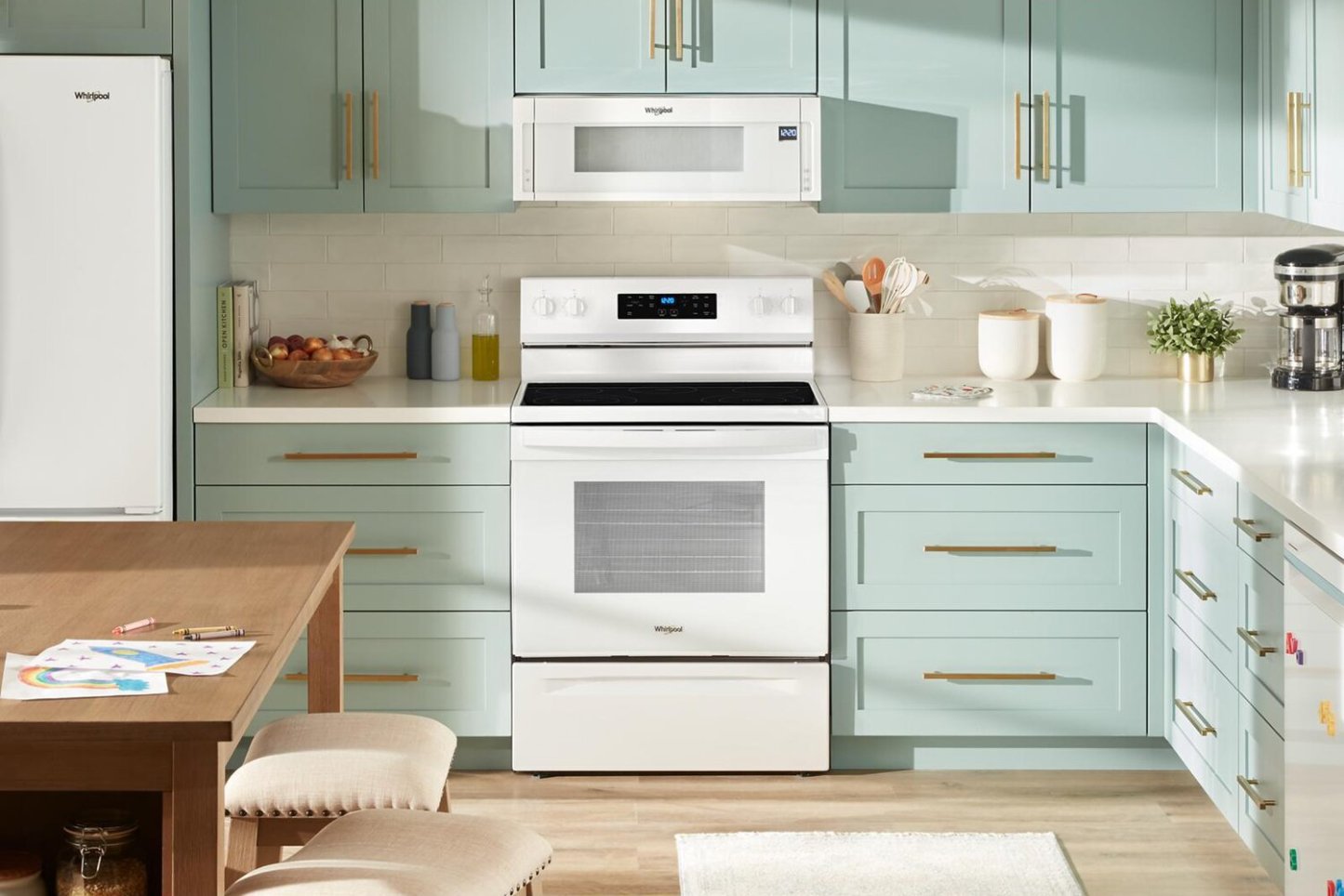 Cuisinière électrique Whirlpool de 30 po et de 5,3 pi3 avec 5 éléments - YWFES3330RW | Cuisinière électrique Whirlpool de 5,3 pi3 et de 30 po avec 5 éléments - YWFES3330RW | YWFES33W