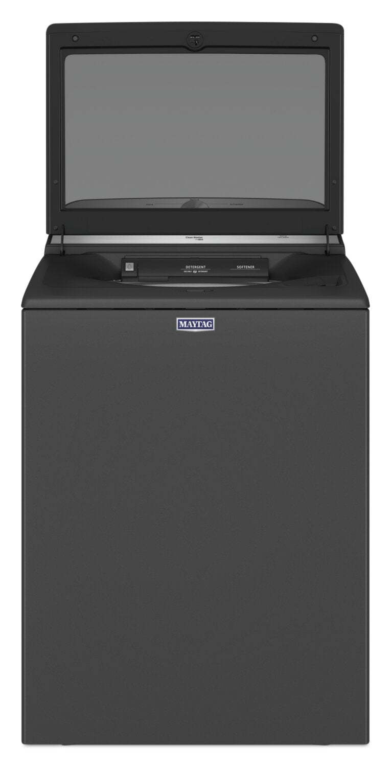 Maytag 5,4 Cu. Fort. Laveuse à chargement par le haut Pet Pro - Noir volcan - MVW6500MBK | Laveuse Maytag à chargement par le haut Pet Pro de 5,4 pi³ - noir volcan - MVW6500MBK