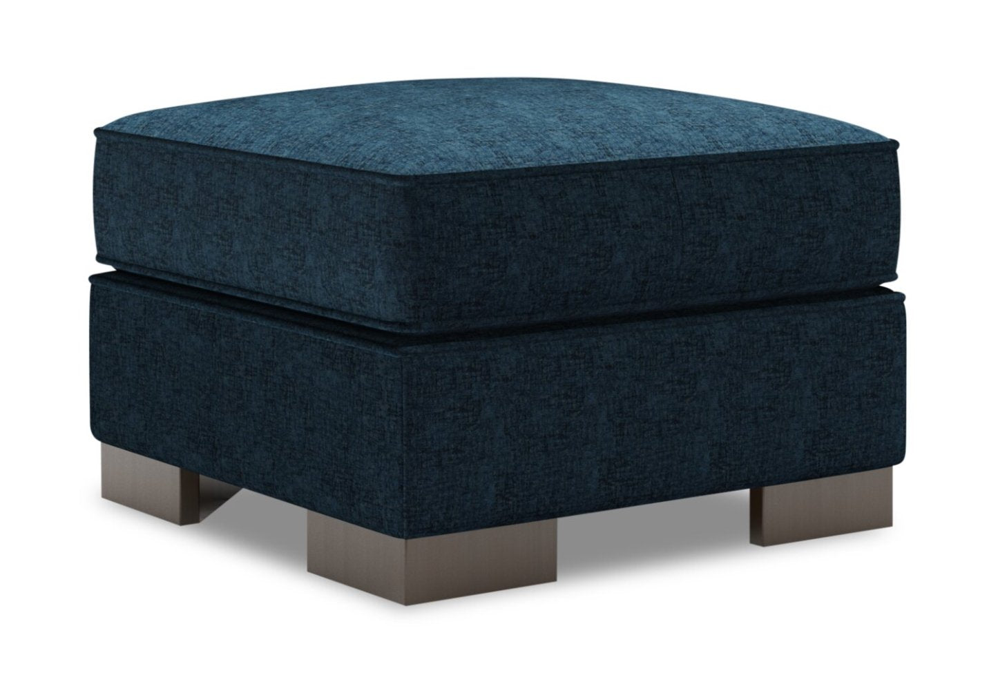 Fabriqué au Canada Canapé personnalisable Lab Track 24 en tissu chenille - Bleu indigo de luxe | Pouf Track de Sofa Lab de 24 po fabriqué au Canada en tissu chenille - bleu Luxury Indigo | TR803193