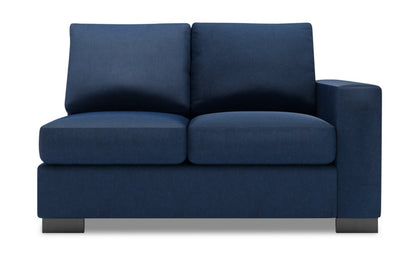 Sofa Lab Track RAF Loveseat - Pax Navy | Causeuse de droite Track de la collection Sofa Lab - Pax Navy | TR223149