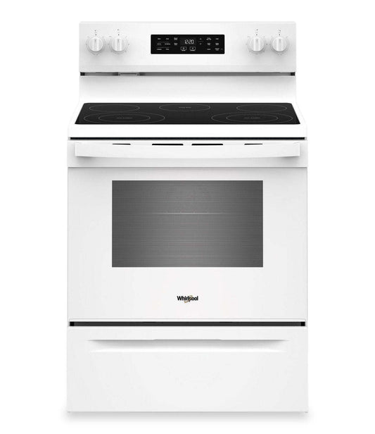 Cuisinière électrique Whirlpool de 5,3 pi3 avec cuisson à air - blanche - YWFES4530SW