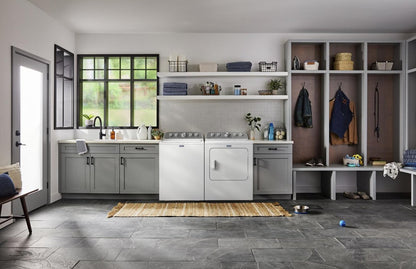 Maytag 5,4 pi³ Laveuse à chargement par le haut avec agitateur et 7,0 pi³ Sécheuse électrique Pet Pro – blanche - MATL56WW | Laveuse à chargement par le haut de 5,4 pi³ et sécheuse électrique Animal Pet Pro de 7,0 pi³ de Maytag - blanches - MATL56WW