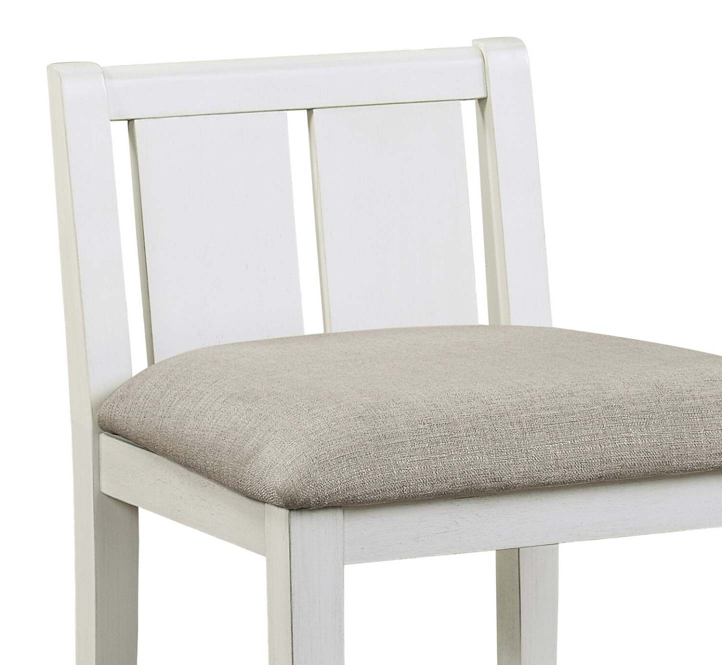 Lane 3pc Counter-Height Dining Set with Table & 2 Chairs, Built-in Shelves & USB, 36.5W - White | Ensemble de salle à manger Lane 3 pièces de hauteur comptoir avec table de 36,5 po (L), tablettes et port USB intégrées, et 2 chaises - blanc