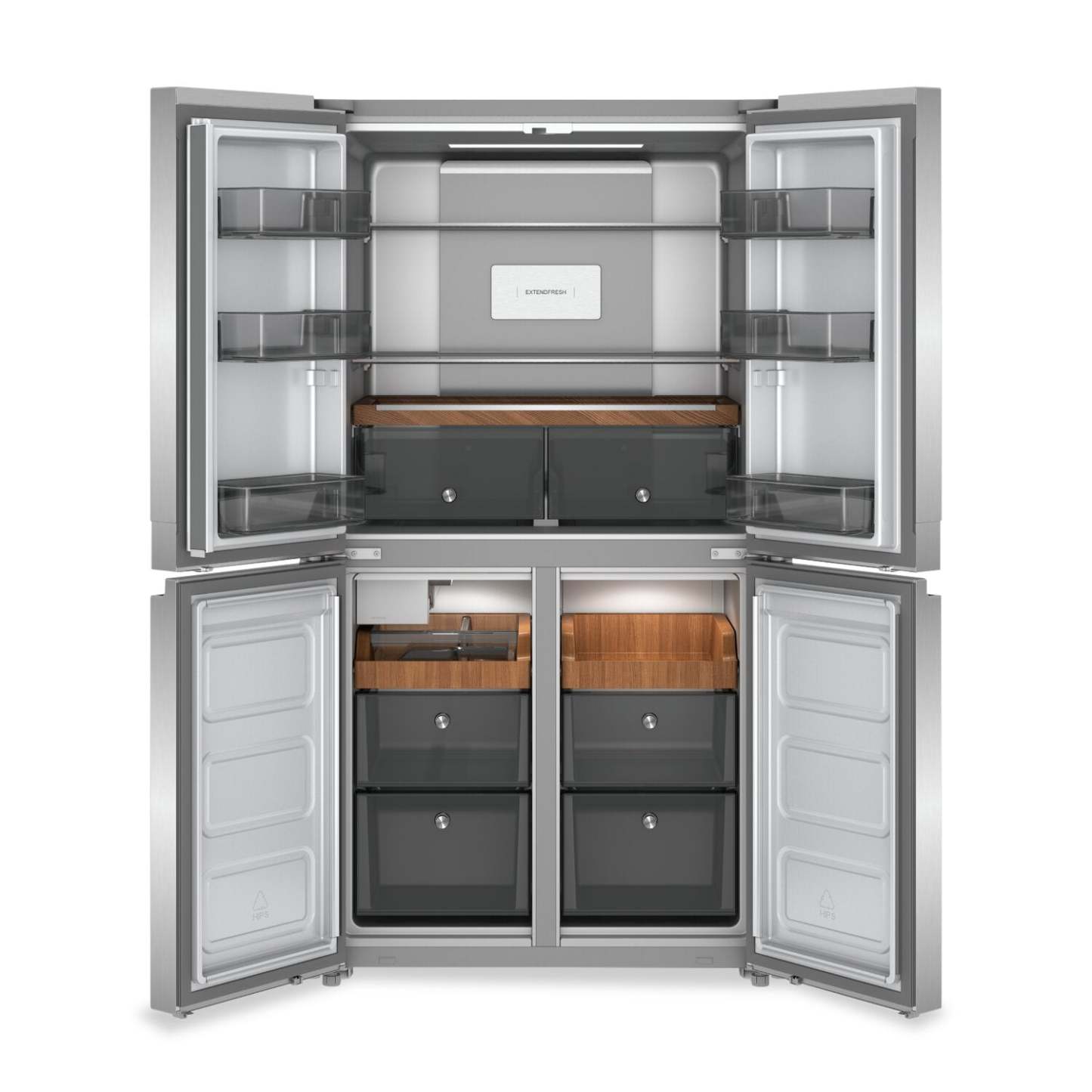 Réfrigérateur KitchenAid de 36 po et de 19,4 pi³ à portes françaises - acier inoxydable - KRQC506MPS | KitchenAid 36 19,4 Cu. Fort. Réfrigérateur à portes françaises - Acier inoxydable - KRQC506MPS