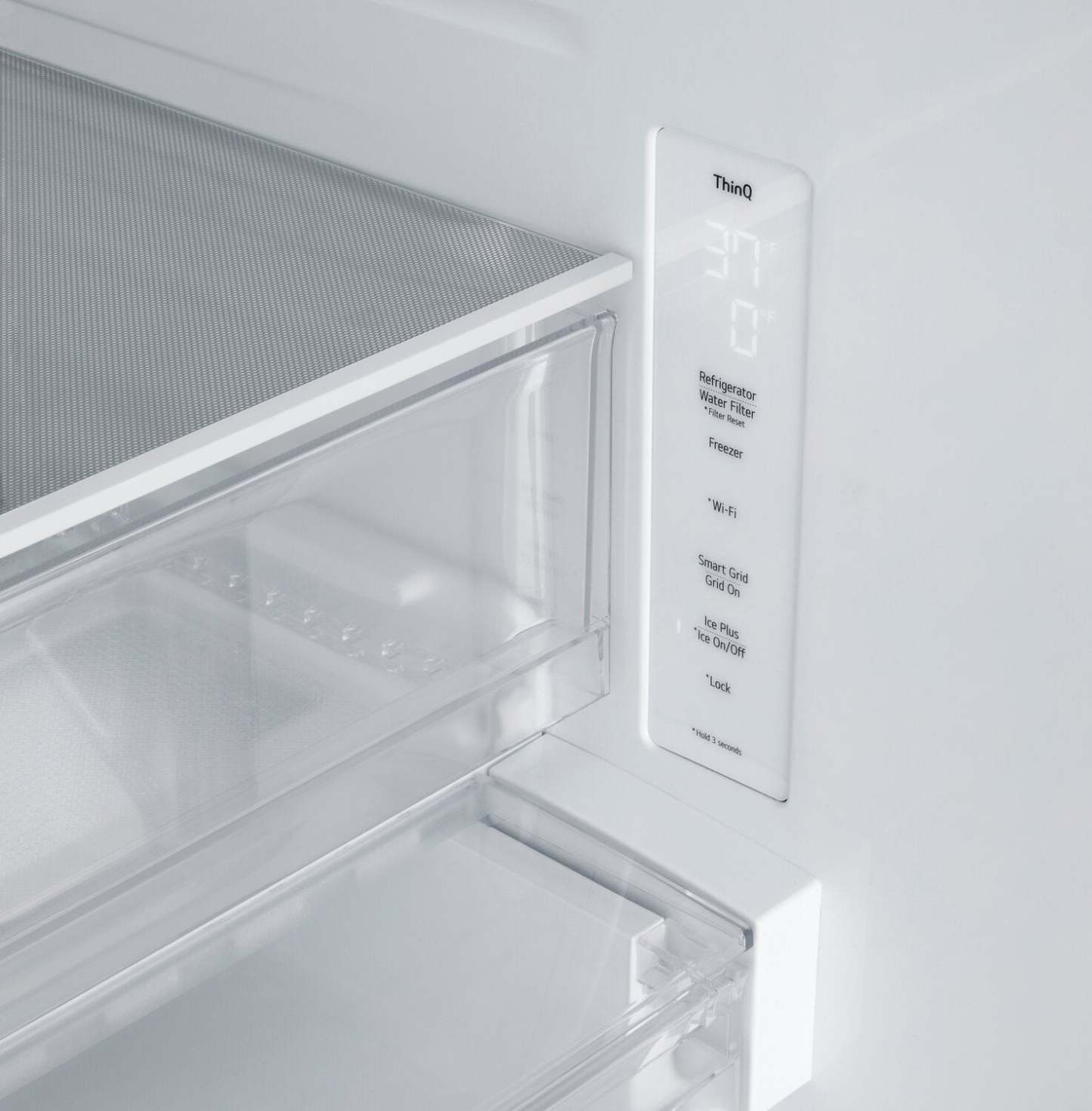 LG 25 pi³ Réfrigérateur intelligent à portes françaises avec machine à glaçons - acier inoxydable noir - LF25S6200D | Réfrigérateur intelligent LG de 25 pi³ à portes françaises avec machine à glaçons - acier inoxydable noir - LF25S6200D | LF25S62D