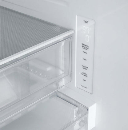 LG 25 pi³ Réfrigérateur intelligent à portes françaises avec machine à glaçons - acier inoxydable noir - LF25S6200D | Réfrigérateur intelligent LG de 25 pi³ à portes françaises avec machine à glaçons - acier inoxydable noir - LF25S6200D | LF25S62D