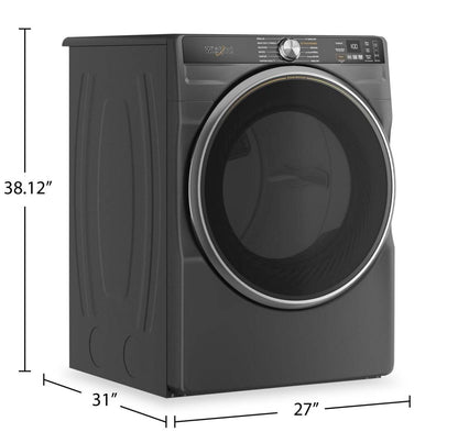 Whirlpool 7,4 pi³ Sécheuse électrique intelligente avec vapeur - YWED6720RU | Sécheuse électrique intelligente Whirlpool de 7,4 pi³ avec vapeur - YWED6720RU | YWED672U