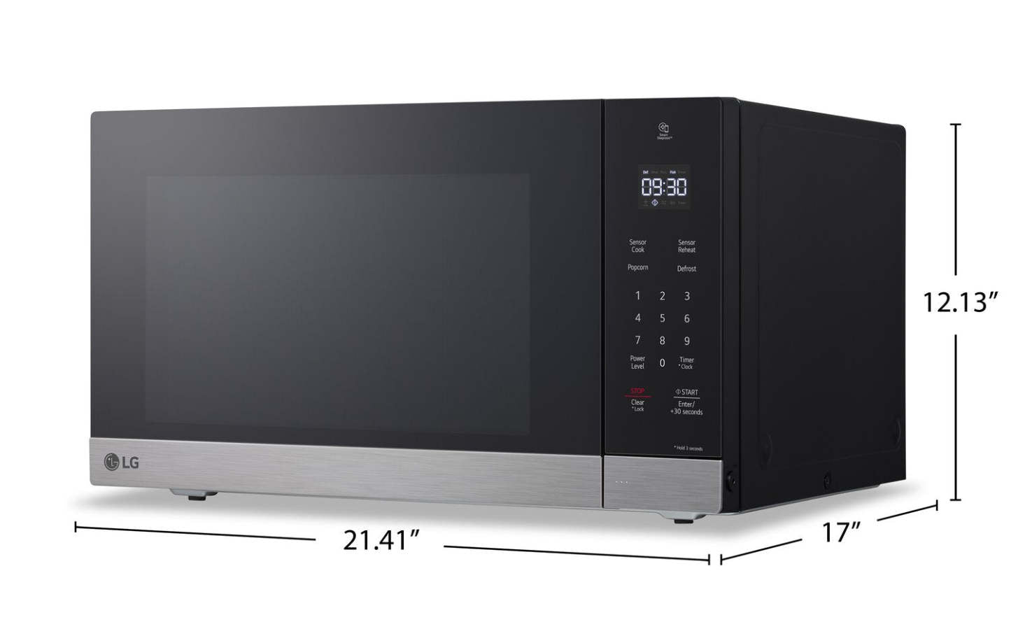 LG 1,5 Cu. Fort. Micro-ondes de comptoir NeoChef™ avec onduleur intelligent et cuisson par capteur - MSER1590S | Four à micro-ondes de comptoir LG NeoChefMC de 1,5 pi3 avec technologie Smart Inverter et cuisson par capteur - MSER1590S | MSER159S