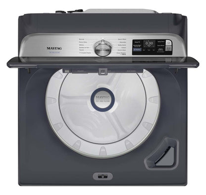 Maytag 6.0 Cu. Ft. Pet Pro Smart Top-Load Washer - Midnight Steel - MTW7205RF | Laveuse intelligente Animal Pet Pro de Maytag à chargement par le haut de 6,0 pi3 - acier minuit - MTW7205RF