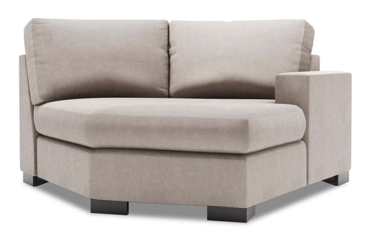 Canapé Lab Track RAF Cuddler - Pax Slate | Fauteuil Cuddler de droite Track de la collection Sofa Lab - Pax Slate | TR863049