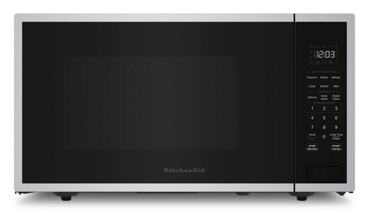 KitchenAid 1,6 Cu. Fort. Micro-ondes de comptoir – Acier inoxydable PrintShield - YKMCS122SPS | Four à micro-ondes de comptoir KitchenAid de 1,6 pi3 - acier inoxydable PrintShieldMC - YKMCS122SPS