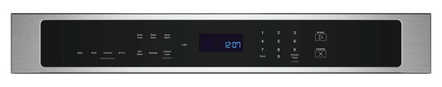 Maytag 30 5 Cu. Fort. Four électrique simple mural avec convection véritable – Acier inoxydable résistant aux empreintes digitales… | Four mural simple électrique Maytag de 5 pi³ et de 30 po avec convection véritable - acier inoxydable…