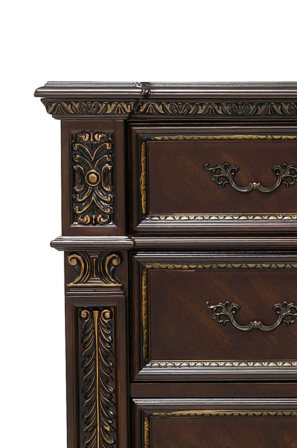 Wynn Bedroom Chest of Drawers, 5-Drawer, 42W x 54.5H - Cherry Brown | Commode verticale Wynn de 42 po (L) x 54,5 po (H) à 5 tiroirs pour la chambre à coucher - brun cerisier