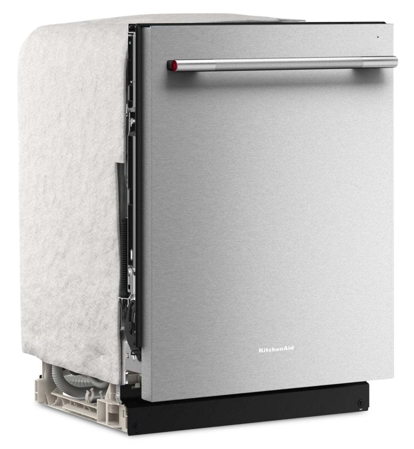 Lave-vaisselle KitchenAid de 24 po et de 41 dBA avec 3e panier à jets - acier inoxydable avec finition PrintShieldMC - KDTS324SPS