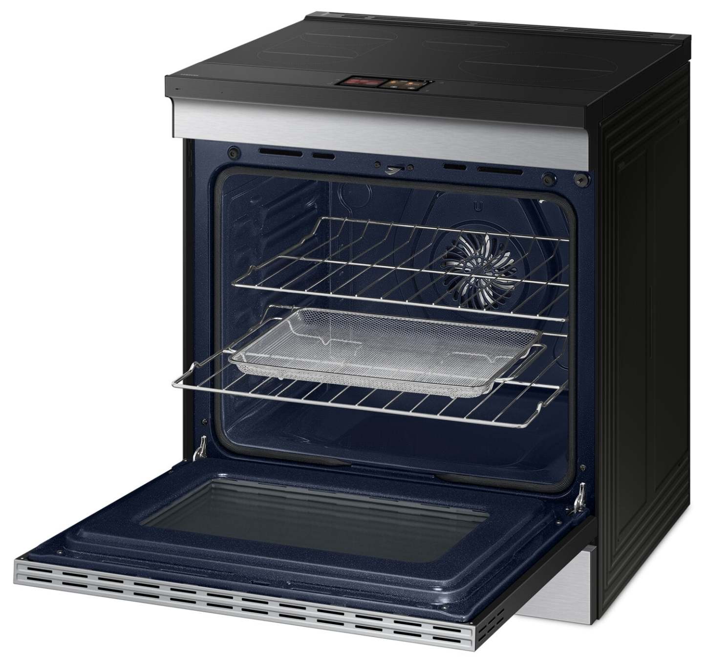 Cuisinière intelligente à induction encastrée Samsung de 6,3 pi³ avec caméra de four - acier inoxydable - NSI6DG9900SR…