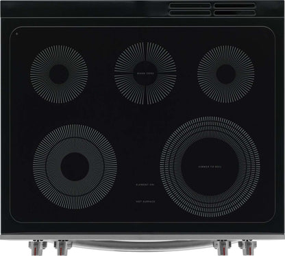 Cuisinière électrique Frigidaire Gallery de 5,3 pi3 avec convection totale - acier inoxydable - GCFE305CBF