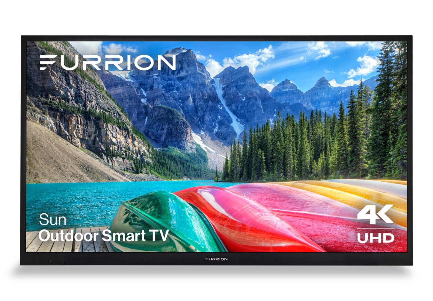 Furrion Aurora® 75 Full Sun LED 4K UHD HDR10 IP54 Weatherproof Outdoor 60Hz Smart TV (FDUN75CSA-CA) | Téléviseur intelligent DEL Furrion AuroraMD de série Full Sun UHD 4K de 75 po à 60 Hz pour l’extérieur avec HDR10 et rés…