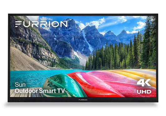 Furrion Aurora® 75 Full Sun LED 4K UHD HDR10 IP54 Weatherproof Outdoor 60Hz Smart TV (FDUN75CSA-CA) | Téléviseur intelligent DEL Furrion AuroraMD de série Full Sun UHD 4K de 75 po à 60 Hz pour l’extérieur avec HDR10 et rés…
