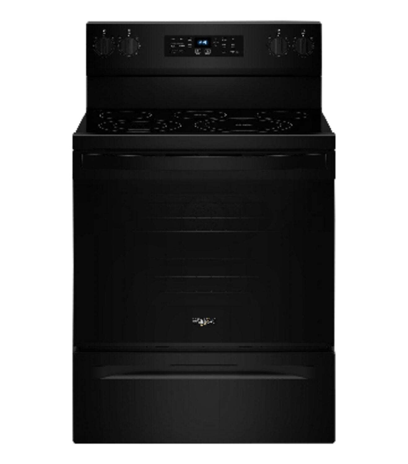 Cuisinière électrique Whirlpool de 5,3 pi3 avec friture à air sans préchauffage - noire - YWFES5030RB | Bain à remous 5,3 Cu. Fort. Cuisinière électrique sans préchauffage pour friture à air - Noir - YWFES5030RB | YWFES5RB