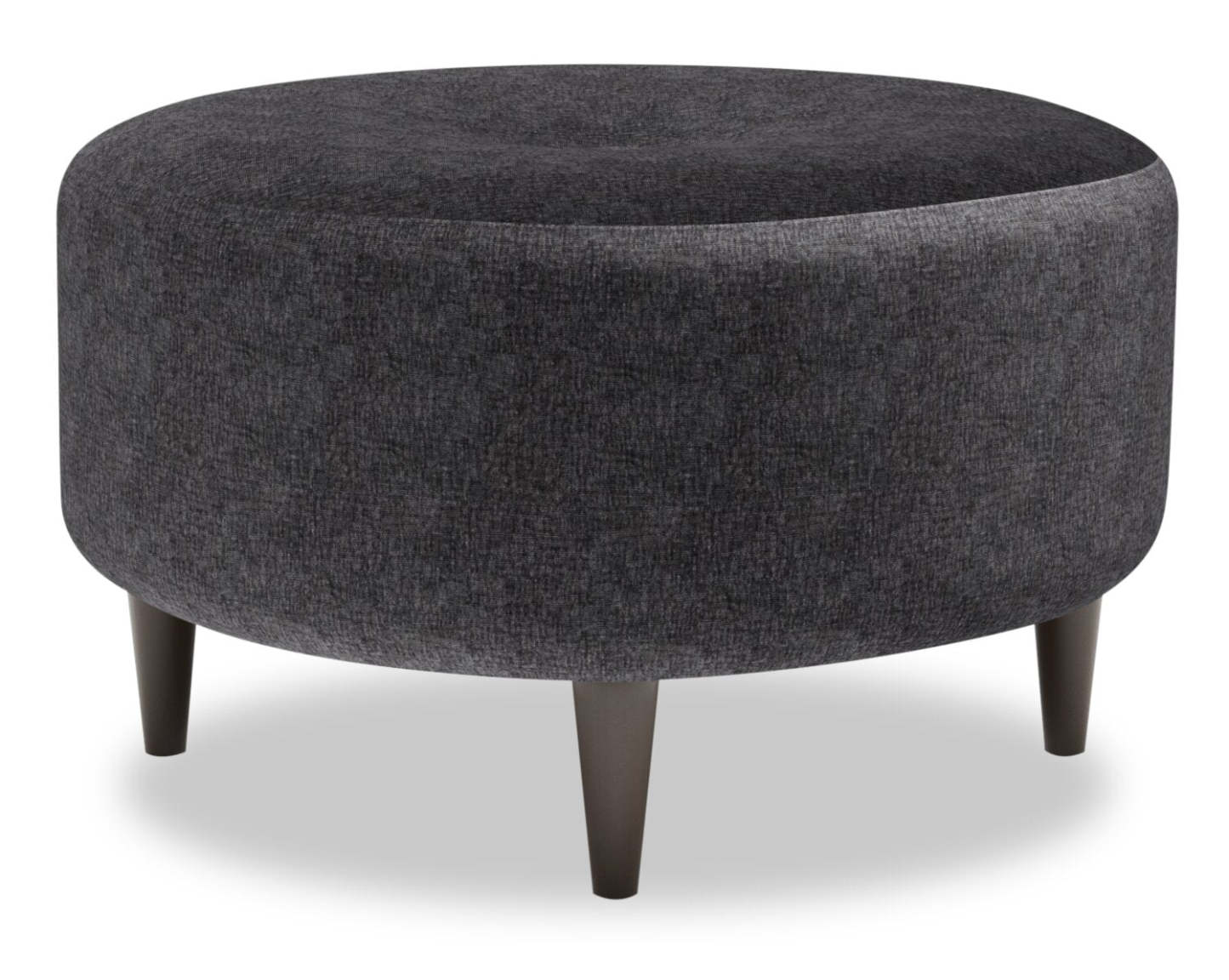 Pouf The Curve 31 en tissu chenille, fabriqué au Canada par Sofa Lab (CURV2993) | Personnalisable | Fabriqué au Canada