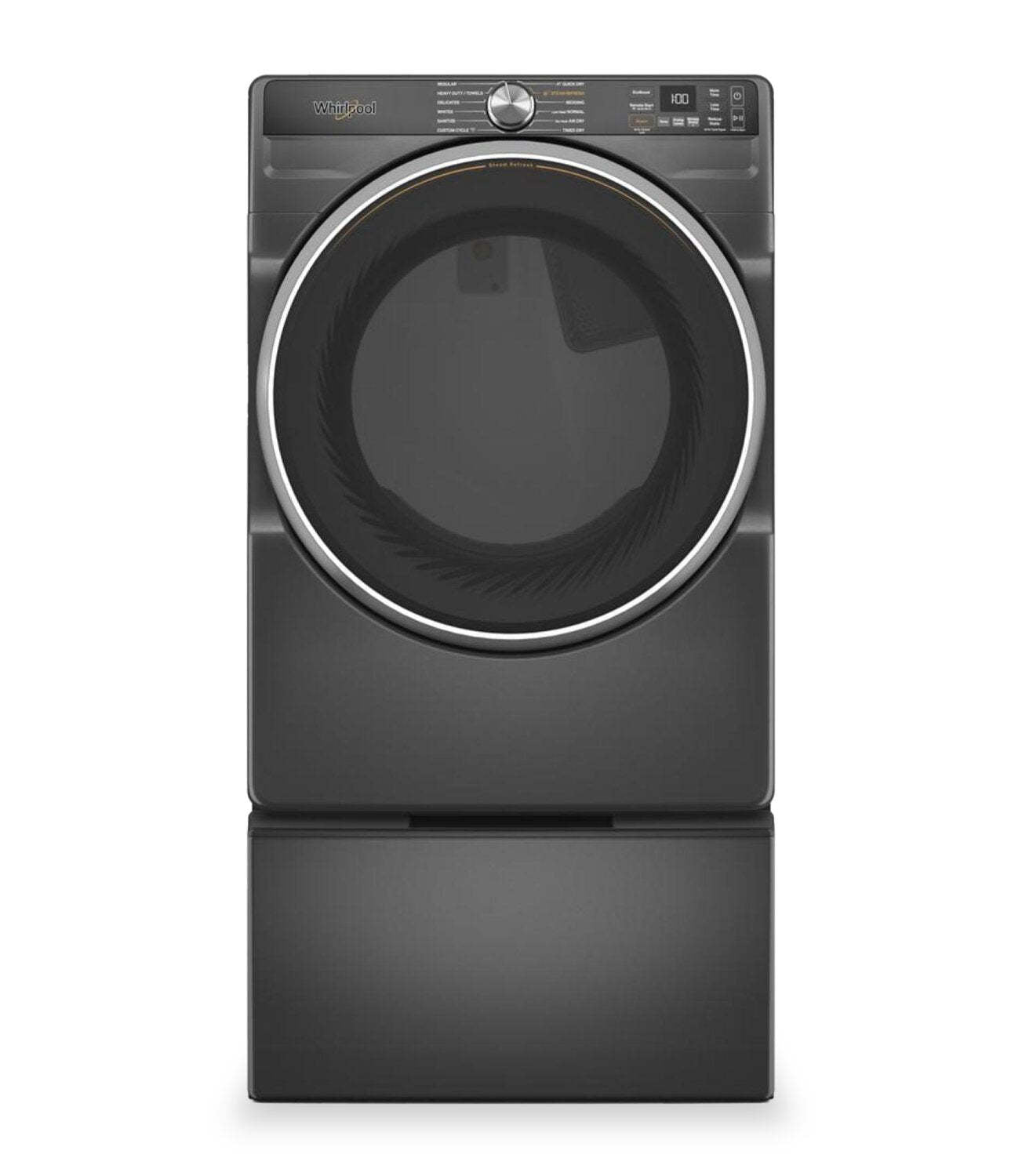 Whirlpool 7,4 pi³ Sécheuse électrique intelligente avec vapeur - YWED6720RU | Sécheuse électrique intelligente Whirlpool de 7,4 pi³ avec vapeur - YWED6720RU | YWED672U