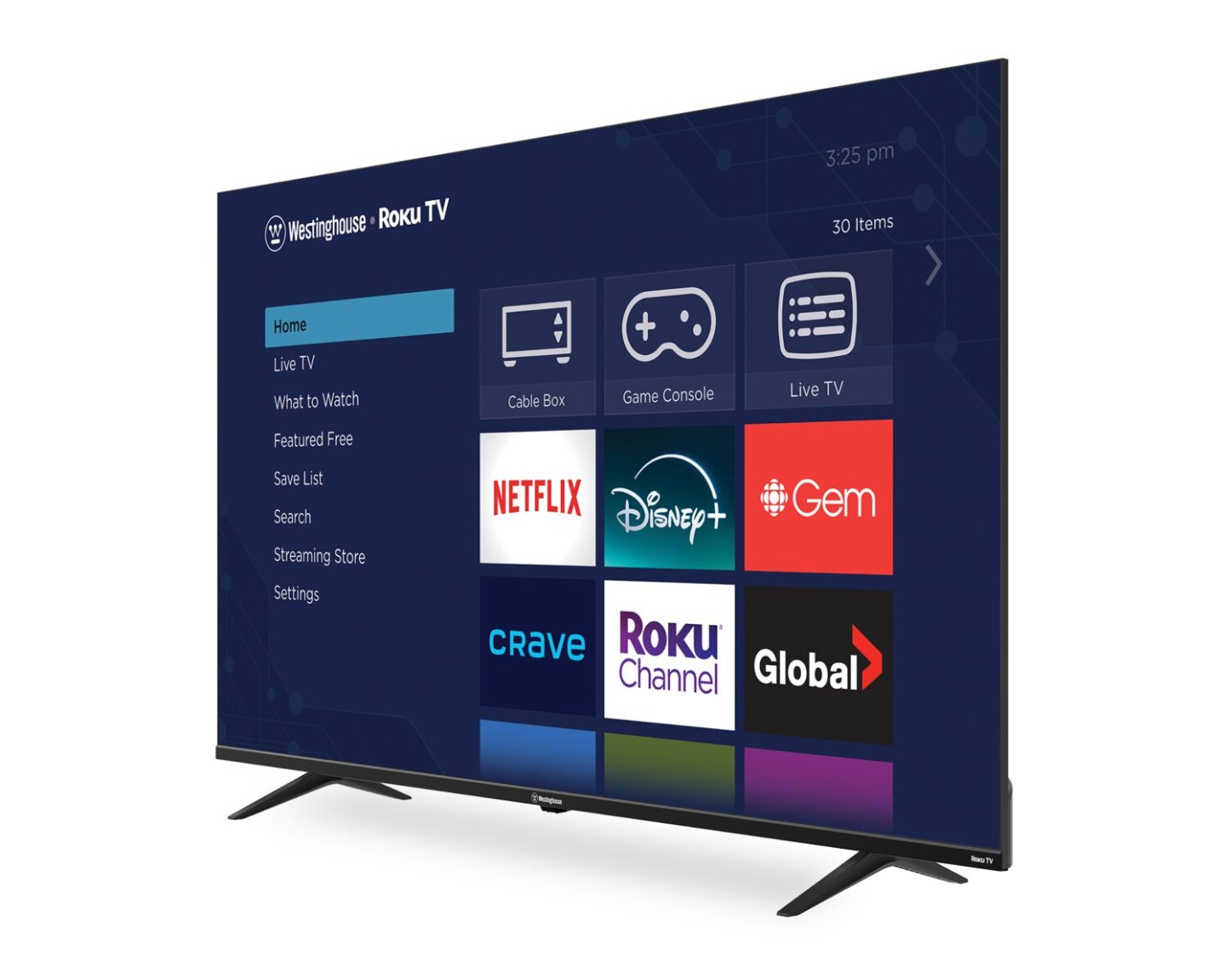 Téléviseur intelligent Westinghouse 42 1080p avec Roku TVMC
