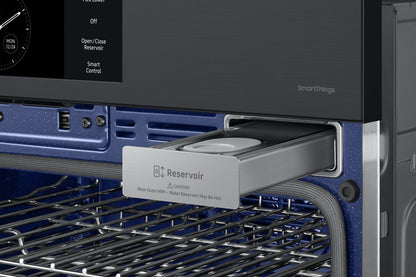 Four mural simple électrique Samsung de 30 po et de 5,1 pi³ avec caméra AI Pro CookingMC et Air Sous Vide.