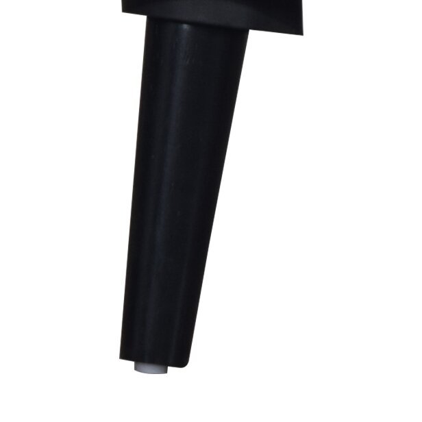 Table de chevet à 2 tiroirs Milan, moderne du milieu du siècle, 22 l x 26 h - Noir | Table de nuit moderne du milieu du 20e siècle Milan de 22 po (l) x 26 po (H) à 2 tiroirs - noire