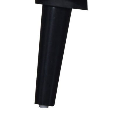 Table de chevet à 2 tiroirs Milan, moderne du milieu du siècle, 22 l x 26 h - Noir | Table de nuit moderne du milieu du 20e siècle Milan de 22 po (l) x 26 po (H) à 2 tiroirs - noire