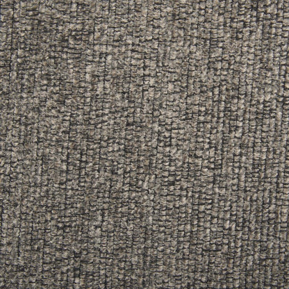 Fabriquée au Canada, causeuse Lennox de 57 po en tissu de chenille avec coussins réversibles et coussins décoratifs - grise