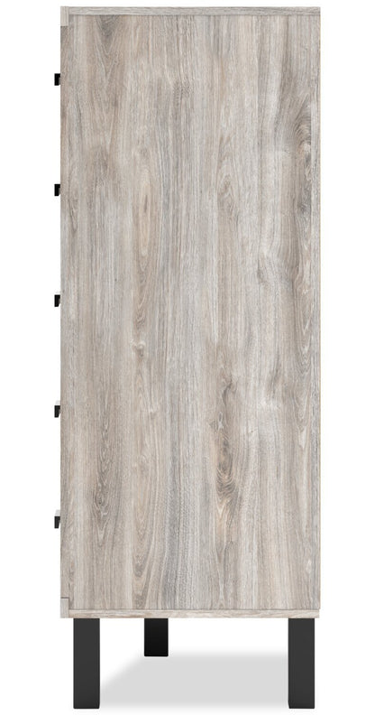 Zen Bedroom Chest of Drawers, 5-Drawer, 44.7W x 52.5H - Grey | Commode verticale Zen de 44,7 po (L) x 52,5 po (H) à 5 tiroirs pour la chambre à coucher - grise