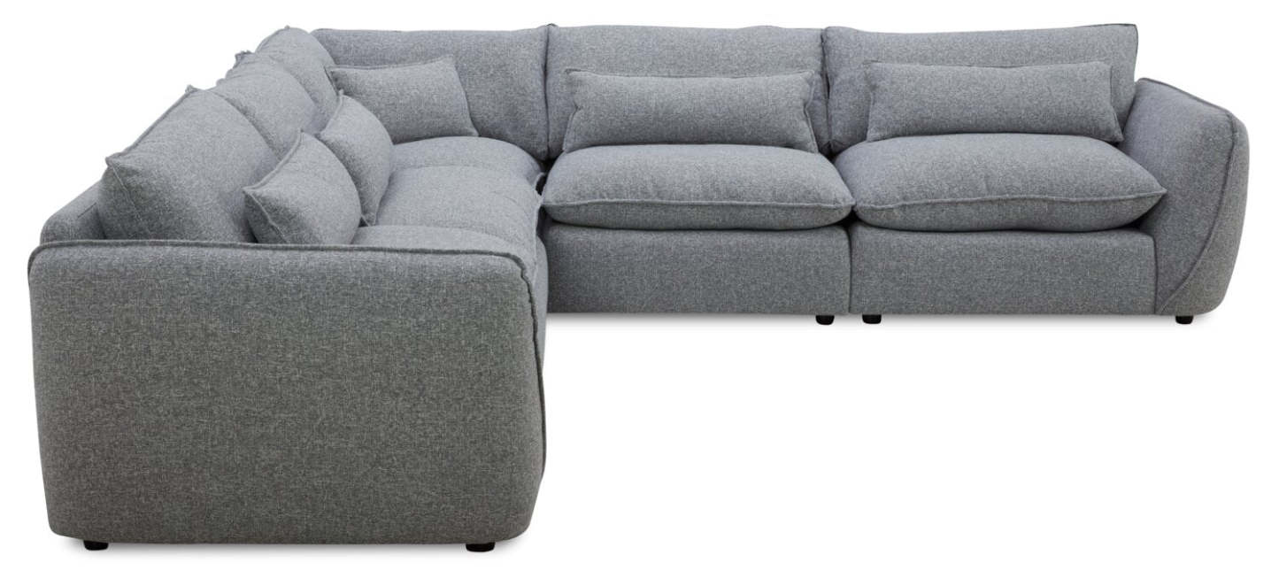 Sofa sectionnel Monaco 5 pièces - gris