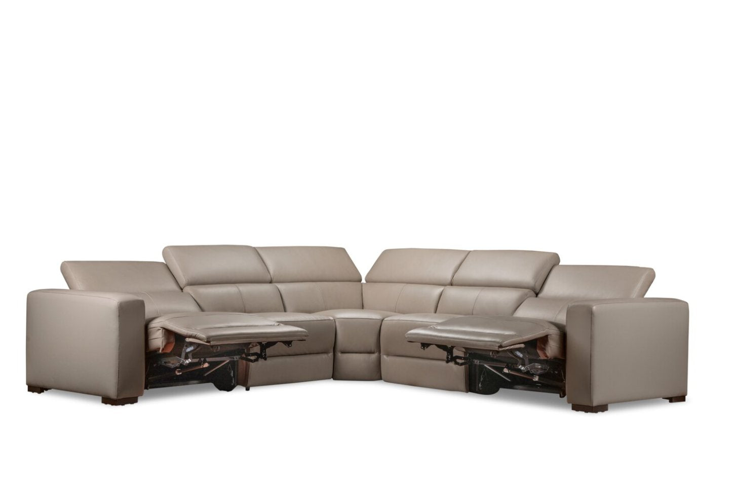 Modella 5-Piece Power Reclining Sectional - Taupe | Canapé sectionnel à inclinaison électrique Modella 5 pièces - taupe | MODEWHS5