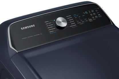 Samsung 7.4 Cu. Ft. Electric Dryer with Steam - Navy - DVE54CG7155DAC | Sécheuse électrique à vapeur Samsung de 7,4 pi³ - bleu marine - DVE54CG7155DAC