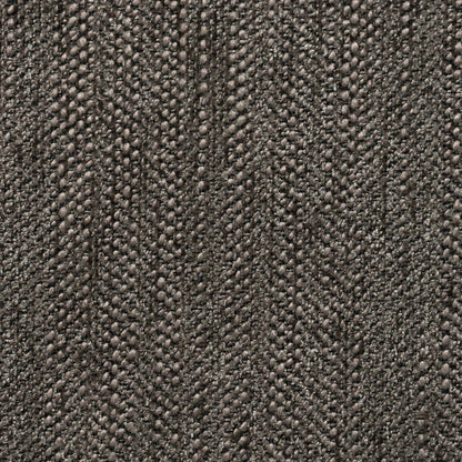 Fabriqué au Canada, canapé sectionnel Nofia 2 pièces à gauche en tissu chenille avec coussins décoratifs et pieds en bois - gris anthracite