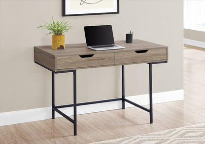 Bureau Butler 47.25 avec 2 tiroirs - Taupe|Bureau Butler de 47,25 po à 2 tiroirs - taupe