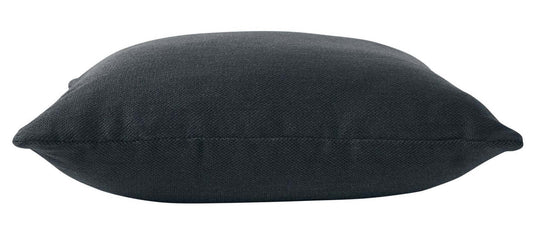 Coussin d'appoint classique intérieur/extérieur - Gris foncé | Coussin décoratif classique pour l'intérieur et l'extérieur - gris foncé | LX1029DP