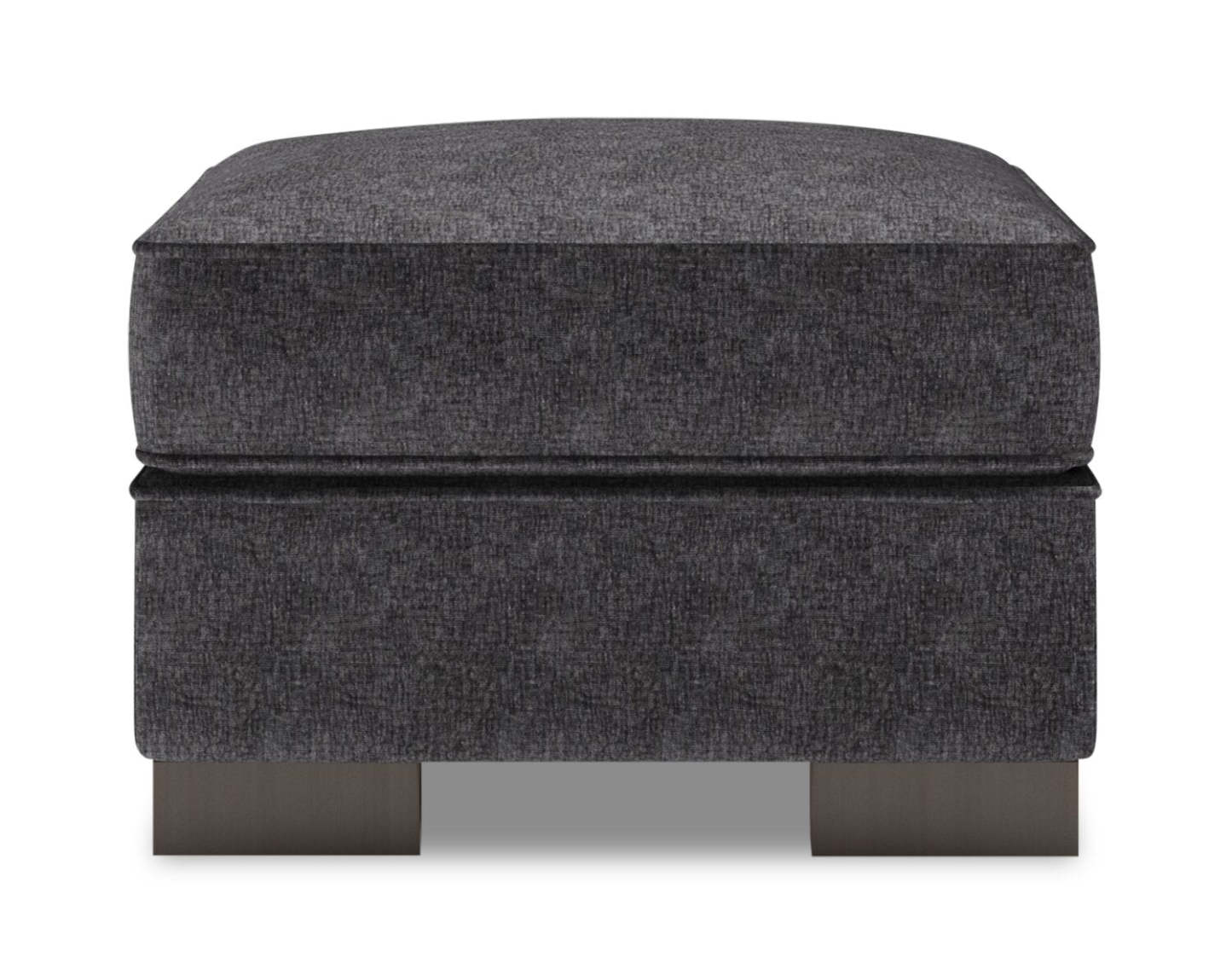 Pouf Track 24 en tissu chenille, fabriqué au Canada | TR802993