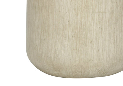 Lampe de table 24 po béton beige avec abat-jour blanc|Lampe de table de 24 po béton beige avec abat-jour blanc