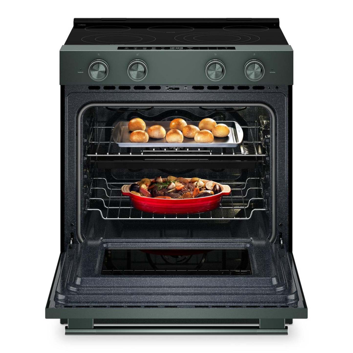 Cuisinière électrique KitchenAid de 30 po et de 5,3 pi³ – genièvre - YKSES530SJP | KitchenAid 30 5.3 Cu. Ft. Electric Range – Juniper - YKSES530SJP