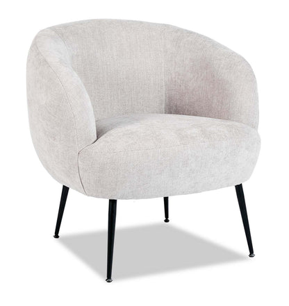 Fauteuil d'appoint en tissu boucle Nova 28.7 – gris clair | Fauteuil d'appoint Nova de 28,7 po en tissu bouclé - gris clair