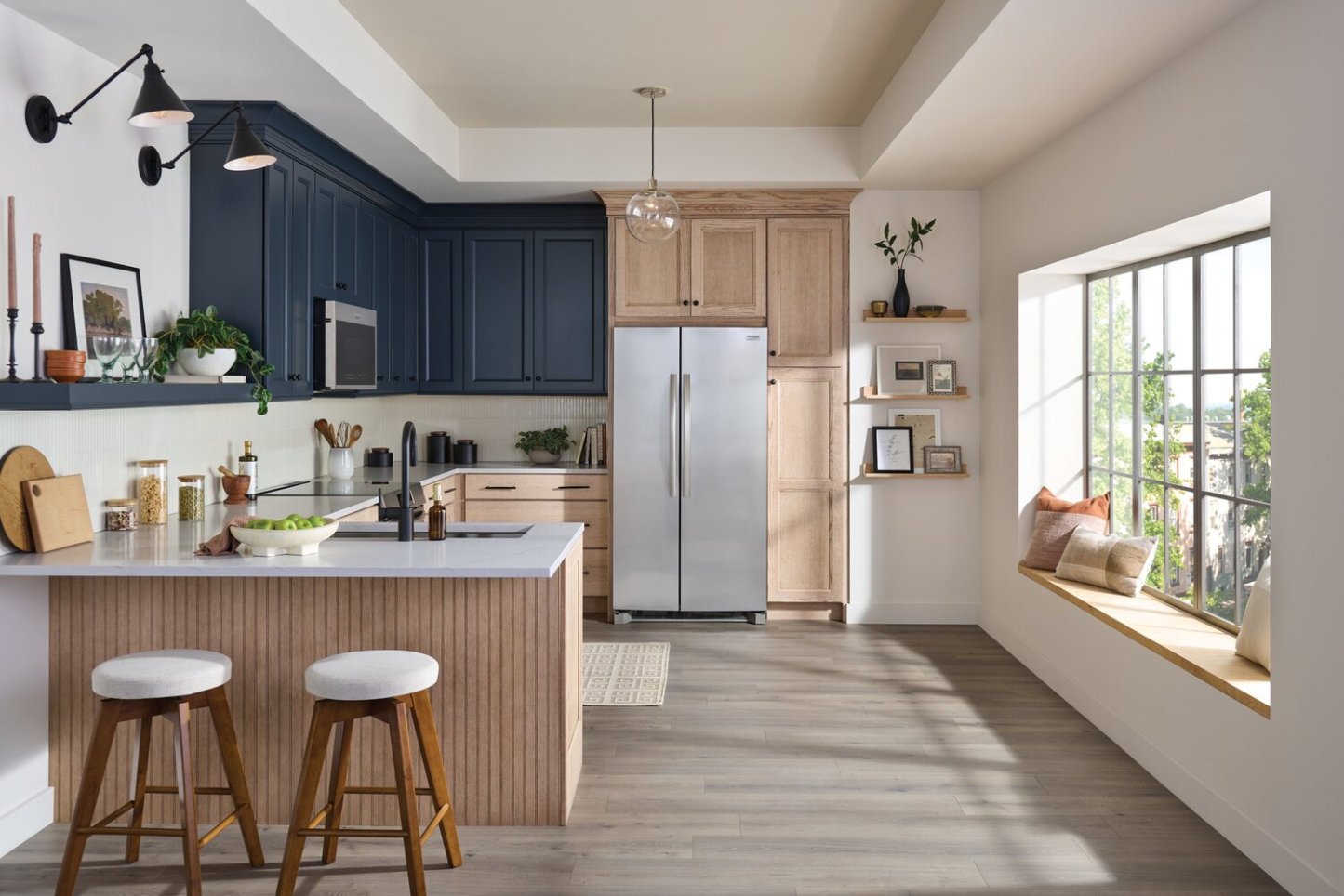 Réfrigérateur Frigidaire Gallery de 26 pi3 et de 36 po à compartiments juxtaposés - acier inoxydable - GRSN2620AF | GRSN26AF