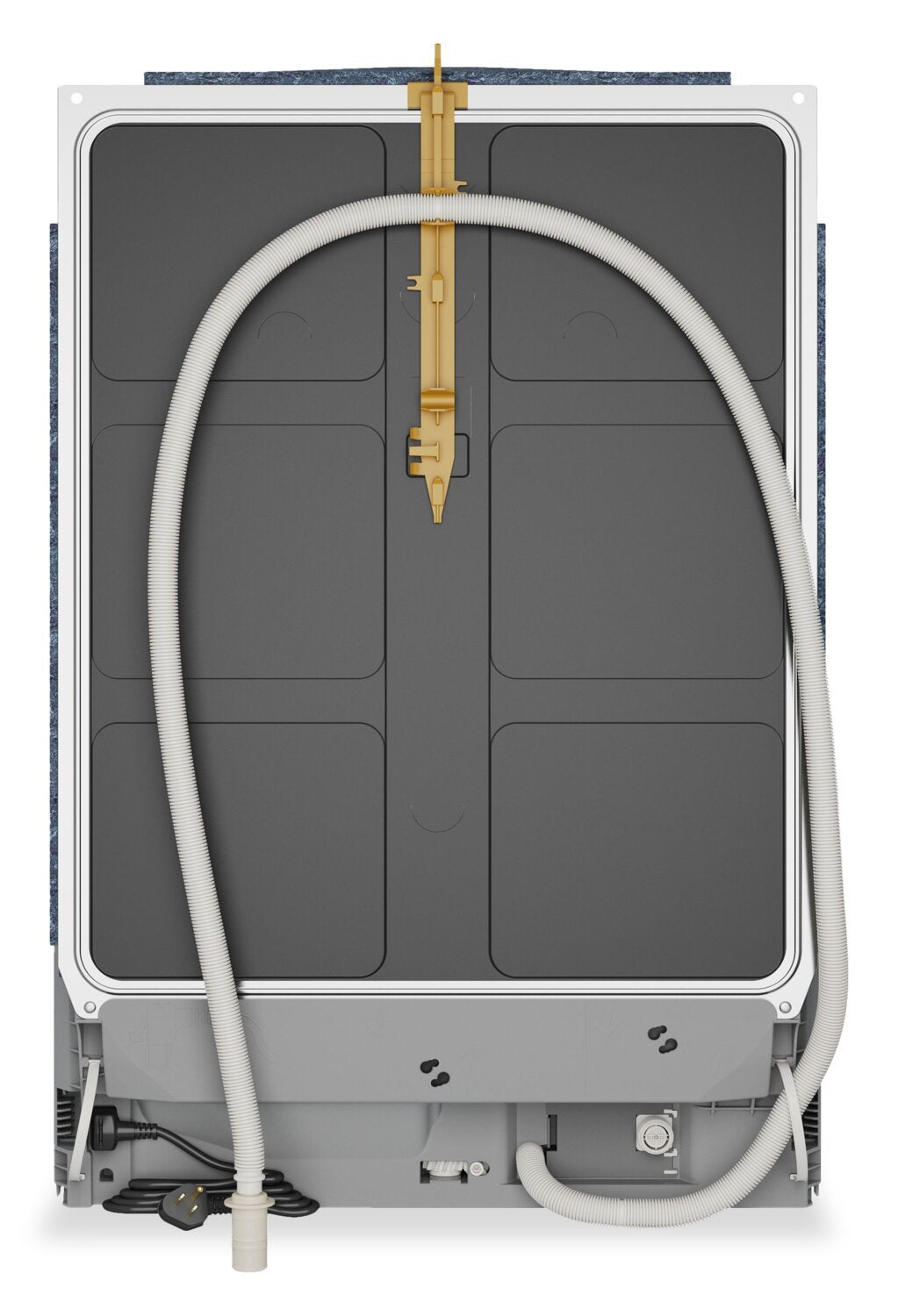 Lave-vaisselle encastré Bosch de série 500 de 24 po de 44 dBA - acier brossé résistant aux traces de doigts - SHP65DM5N